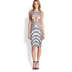 Mara Hoffman Geometric Print Dress Side Cutouts S